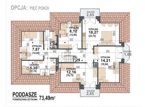 Rzut projektu Śnieżka N 2G