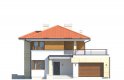 Projekt domu tradycyjnego Cyprys 7 - elewacja 1