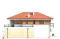 Projekt domu tradycyjnego Cyprys 7 - elewacja 4
