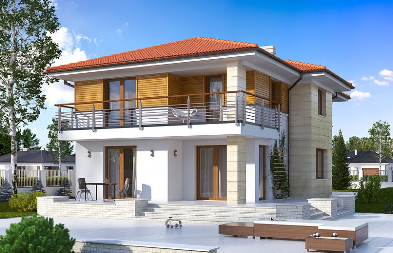 Projekt domu tradycyjnego Cyprys 7