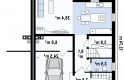Projekt domu bliźniaczego Zb15 (cena za jeden segment) - rzut parteru