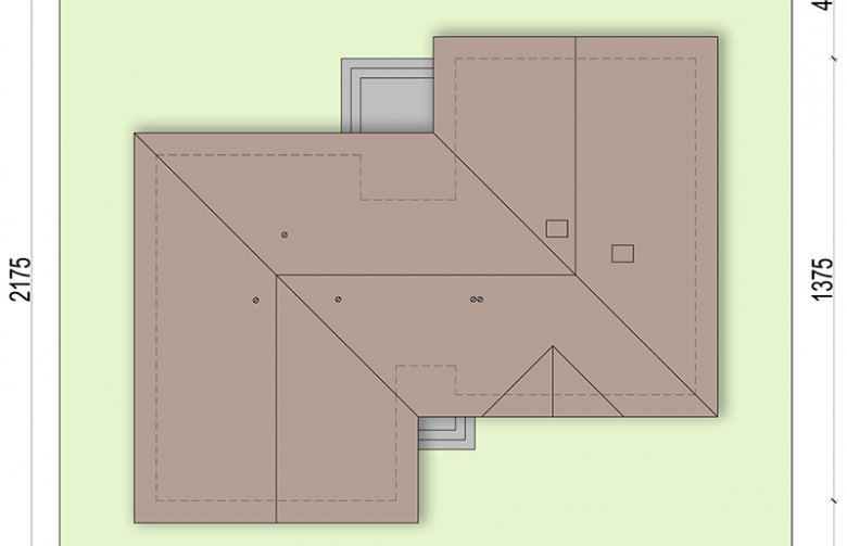 Projekt domu parterowego Kokos - Usytuowanie