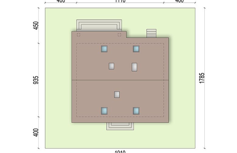 Projekt domu jednorodzinnego Kiwi 3 - Usytuowanie