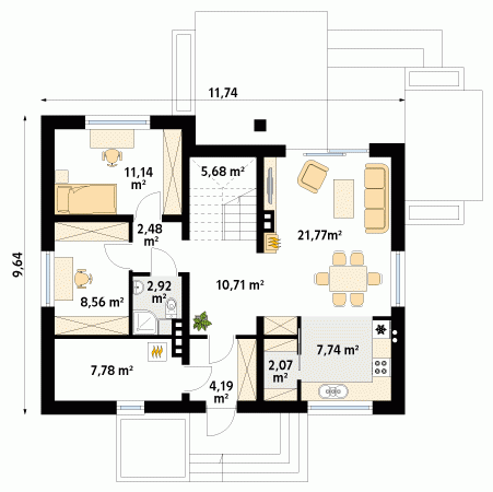 Rzut projektu Ibis 2