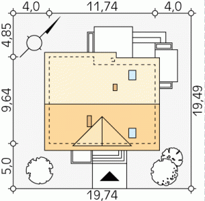 Usytuowanie budynku Ibis 2