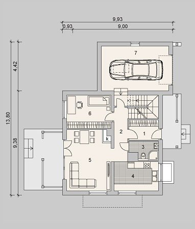 RZUT PARTERU LK&1112