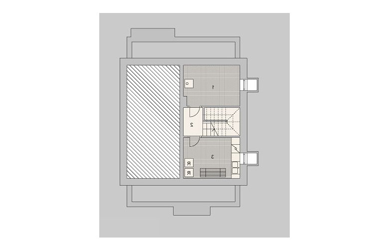 Projekt domu wielorodzinnego LK&1118 - rzut piwnicy