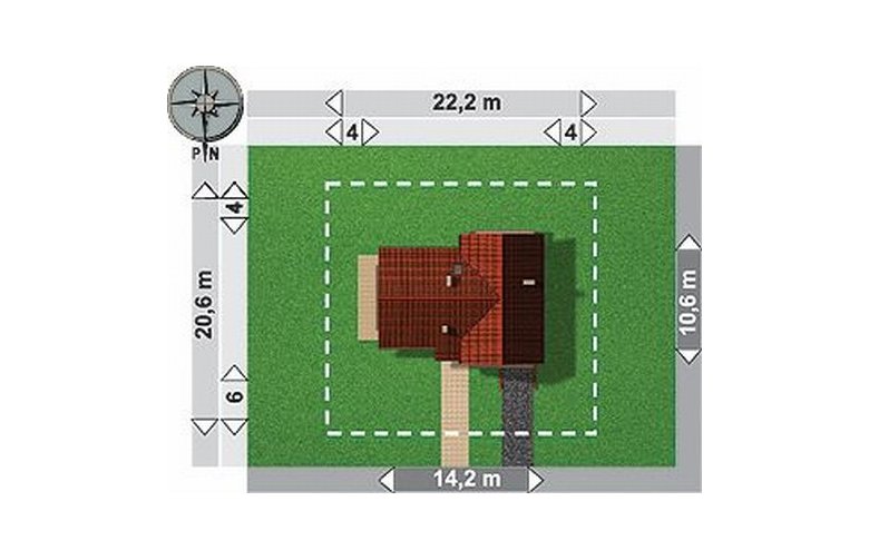 Projekt domu wielorodzinnego Zgoda - Usytuowanie