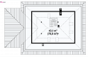 Projekt domu z bala Z10 D sdu GL - rzut poddasza