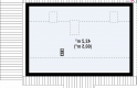 Projekt domu z bala Z12 D L ztb - rzut poddasza