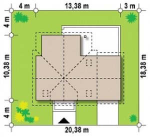 Usytuowanie budynku Z13 GP