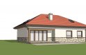 Projekt domu z poddaszem Z23 v2 - wizualizacja 2