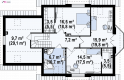 Projekt domu z poddaszem Z28 GL - rzut poddasza