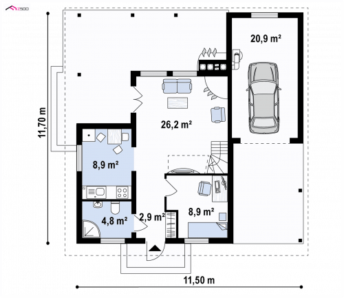 RZUT PARTERU Z30 d WP ptw