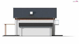 Elewacja projektu Z38 D  GP - 2 - wersja lustrzana