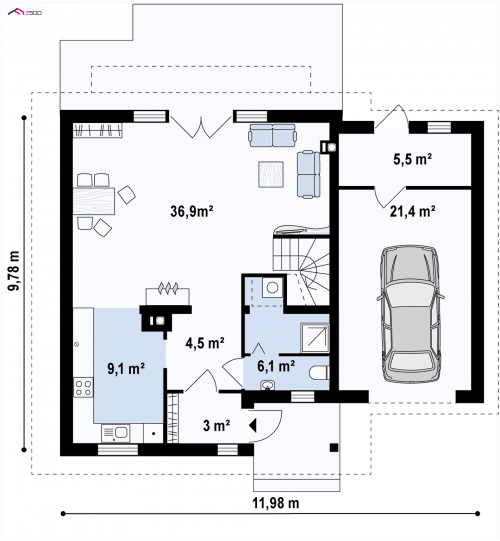 RZUT PARTERU Z45 GP ptg