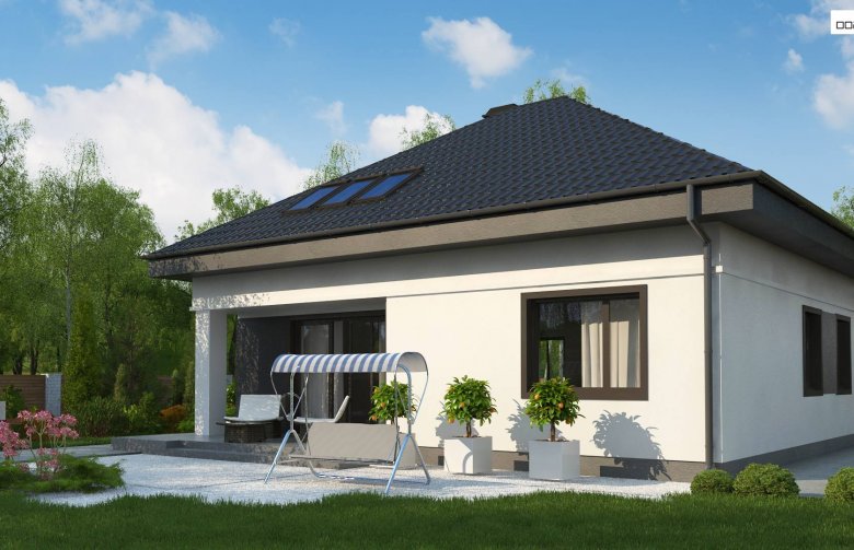 Projekt domu z poddaszem Z64 a