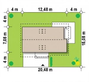 Usytuowanie budynku Z71 GL