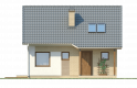 Projekt domu z poddaszem Z71 SMART - elewacja 2