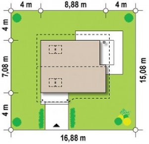 Usytuowanie budynku Z71 SMART