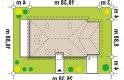 Projekt domu z poddaszem Z90 v2 - usytuowanie - wersja lustrzana