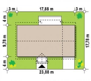 Usytuowanie budynku Z91 GP