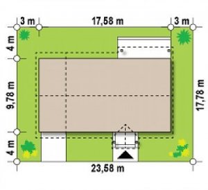 Usytuowanie budynku Z91 GL