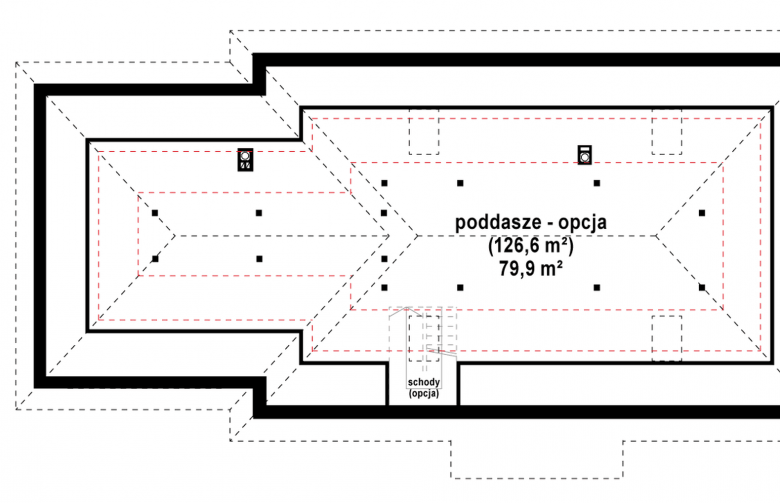 Projekt domu parterowego Z106 GL2 - 