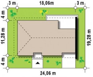 Usytuowanie budynku Z123 ZBL