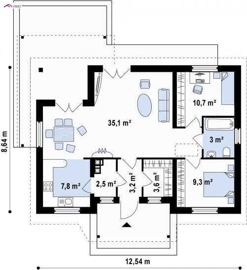 RZUT PARTERU Z136 -