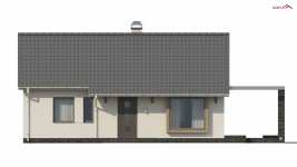 Elewacja projektu Z139 v2 - 1 - wersja lustrzana