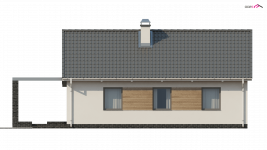 Elewacja projektu Z139 v2 - 3 - wersja lustrzana