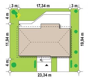 Usytuowanie budynku Z165 v2.0