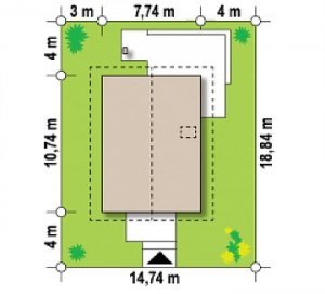 Usytuowanie budynku Z177 +