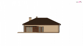 Elewacja projektu Z204 L v3 - 2 - wersja lustrzana