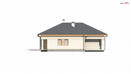 Elewacja projektu Z204 bG - 3 - wersja lustrzana