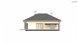 Elewacja projektu Z204 bG - 4 - wersja lustrzana