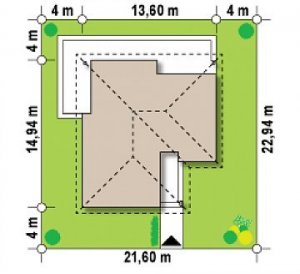 Usytuowanie budynku Z204 bG