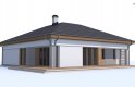 Projekt domu parterowego Z204 bG - wizualizacja 1