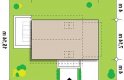 Projekt domu z poddaszem Z211 GL - usytuowanie - wersja lustrzana