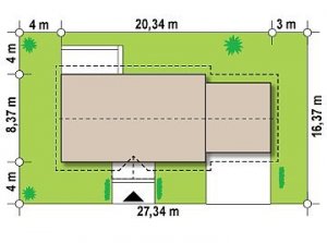 Usytuowanie budynku Z241 GP2