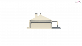 Elewacja projektu Z251 GL2 - 3 - wersja lustrzana