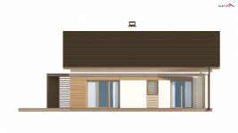 Elewacja projektu Z255 a - 2 - wersja lustrzana