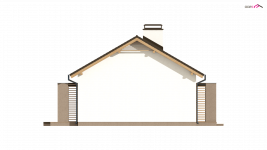 Elewacja projektu Z255 a - 4 - wersja lustrzana