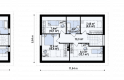 Projekt domu z poddaszem Z255 a - poddasze