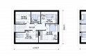 Projekt domu z poddaszem Z255 a - poddasze