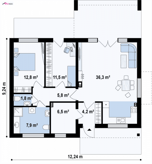 RZUT PARTERU Z256 pc