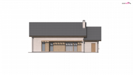 Elewacja projektu Z261 GP - 2 - wersja lustrzana