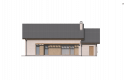 Projekt domu parterowego Z261 GP - elewacja 2