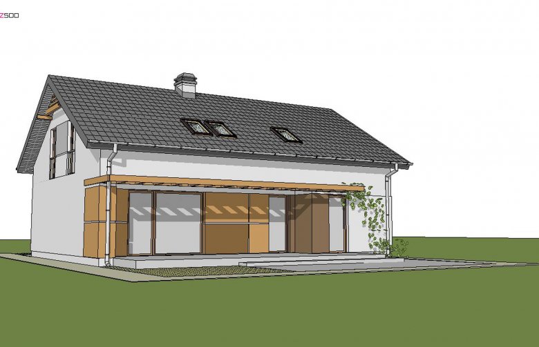 Projekt domu z poddaszem Z261 v1